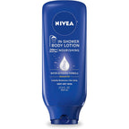 Nivea nourishing in shower body lotion front view bottle