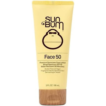 Sun Bum Original SPF 50 Face Lotion front packaging view