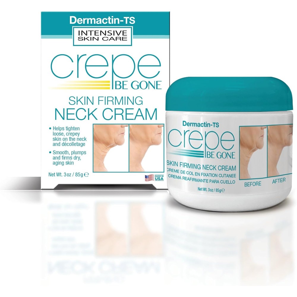 Dermactin Crepe Be Gone Firming Neck Cream jar front view