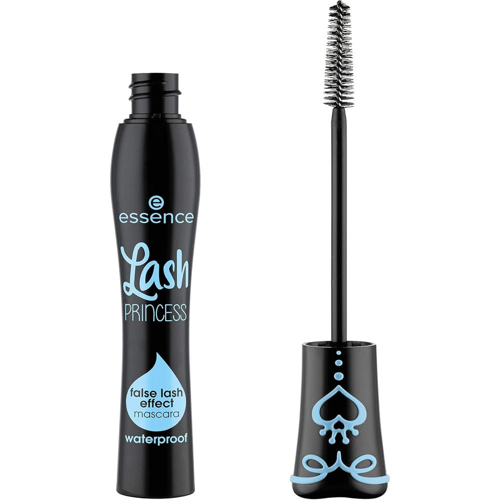 Essence Lash Princess False Lash Effect Waterproof Mascara front view showing the iconic blue detailed tube.
