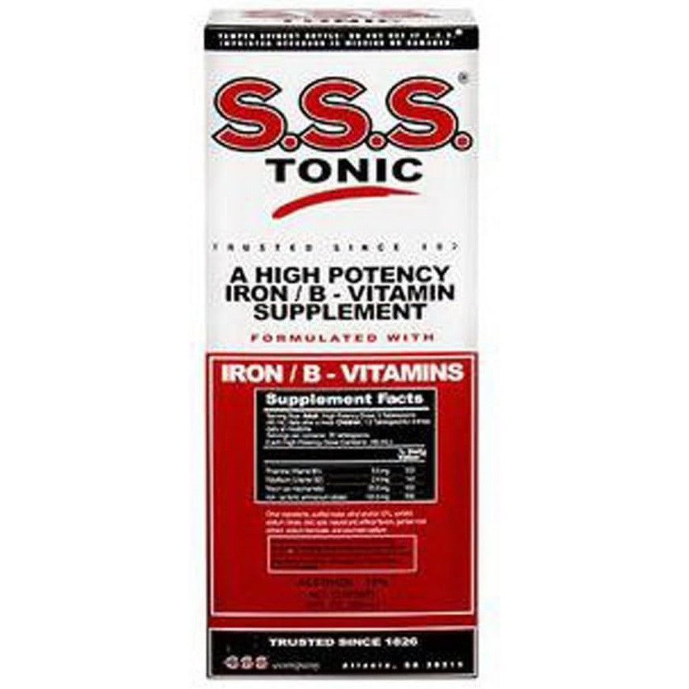 Gamenote SSS Tonic liquid iron supplement front view bottle packaging