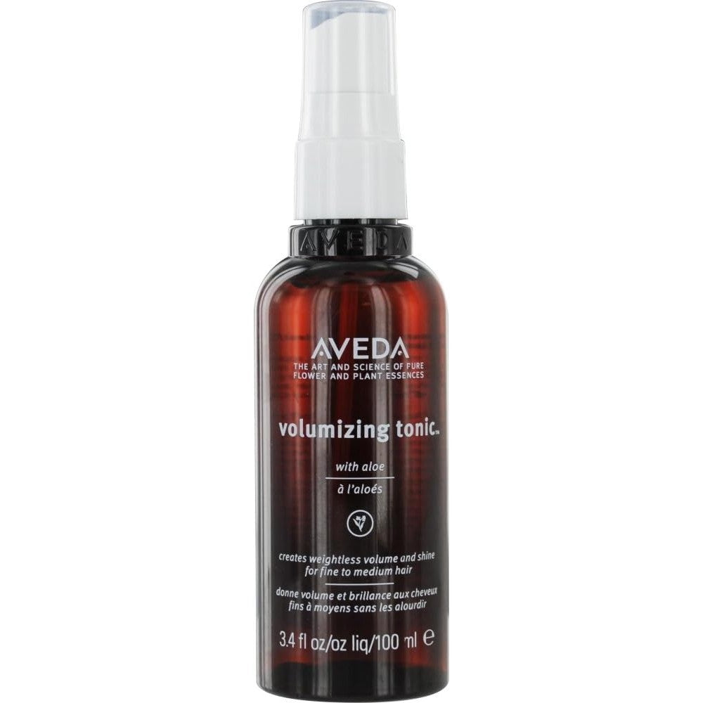 Aveda Volumizing Tonic front view premium lightweight hair spray bottle for fine hair