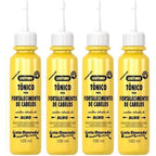 Gota Dourada Tonico para Fortalecimento de cabelos four pack front view showcasing authentic Brazilian garlic hair tonic bottles