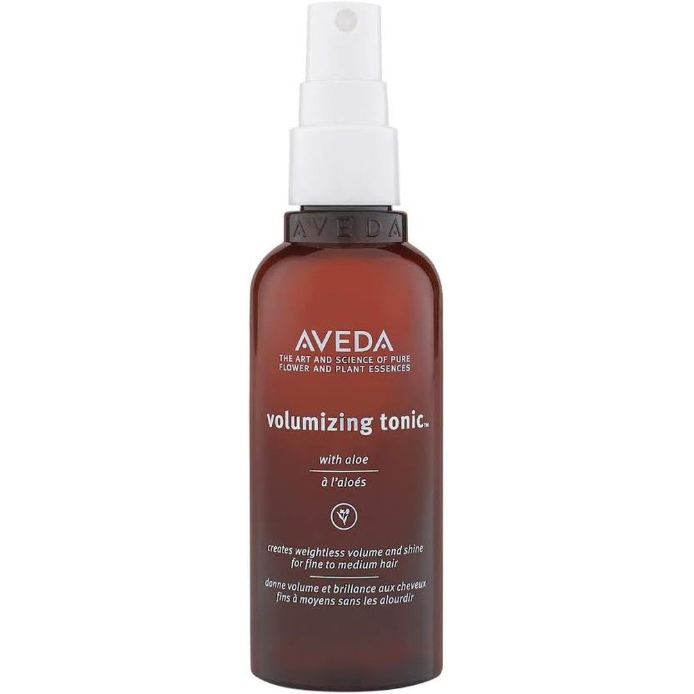 Aveda Volumizing Tonic 100 milliliters front view showing packaging details for hair volume spray.