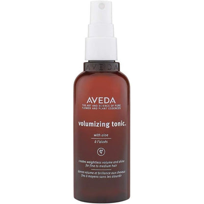 Aveda Volumizing Tonic 100 milliliters front view showing packaging details for hair volume spray.