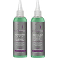 Design Essentials Peppermint and Aloe Therapeutics Soothing Scalp Tonic front view two pack for dry itchy scalp relief
