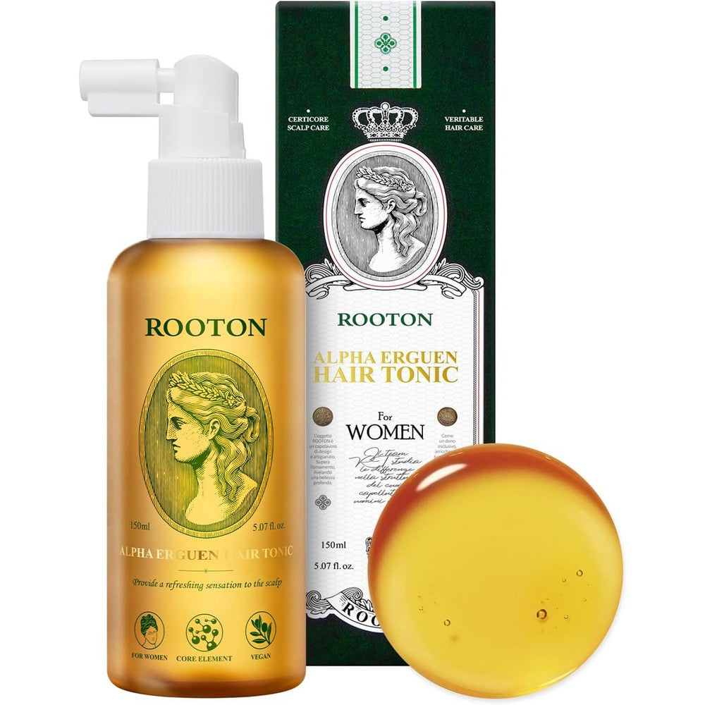 ROOTON Alpha Erguen Women Hair Loss Care Scalp Tonic Essence front view bottle
