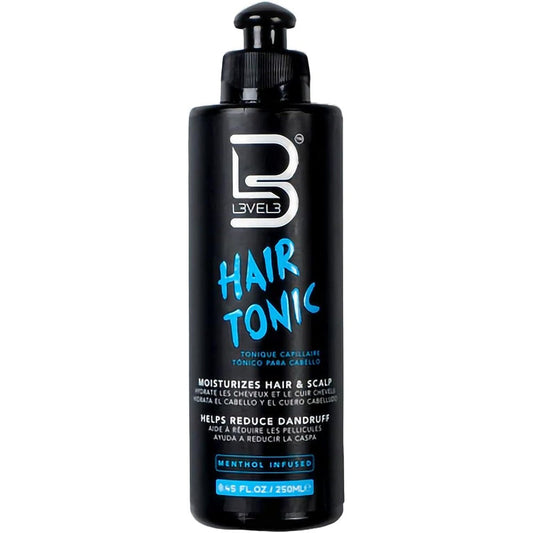 L3 Level 3 Hair Tonic Fresh Impact 250 Millilitre bottle front view showing the liquid moisturizer.