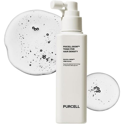 PURCELL Pixcell Biom Scalp Tonic for Hair Density front view bottle for hair thinning solution