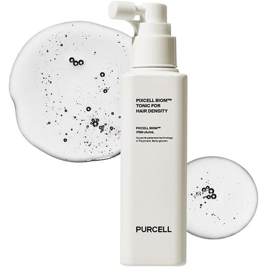 PURCELL Pixcell Biom Scalp Tonic for Hair Density front view bottle for hair thinning solution
