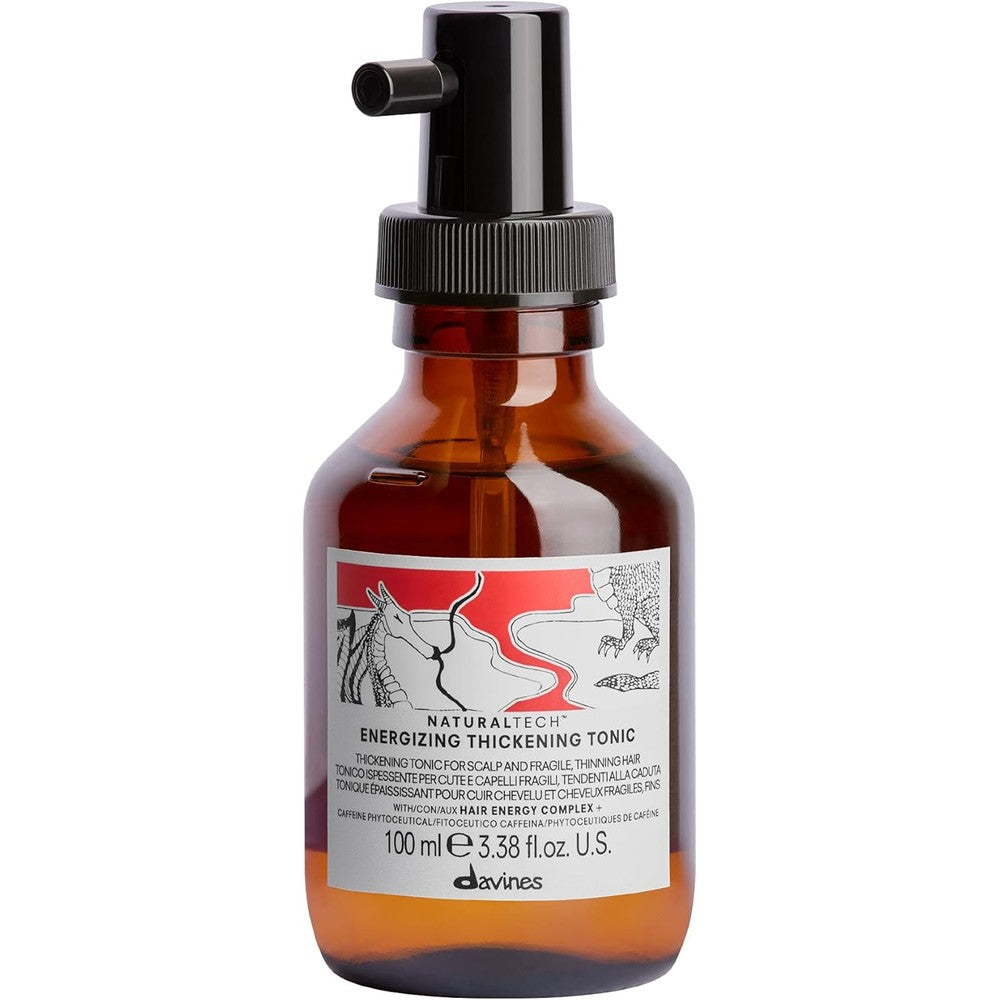 Davines Naturaltech Energizing Thickening Tonic front view bottle for thinning hair treatment