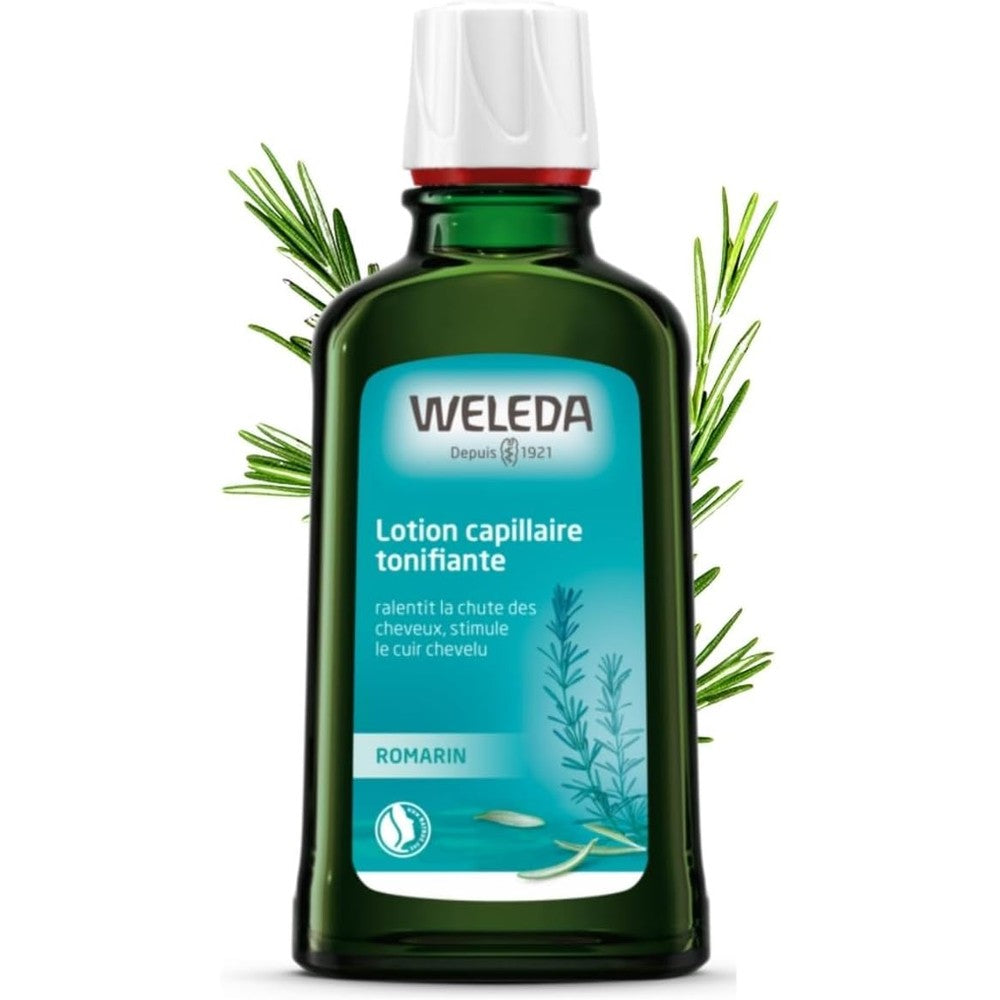 Weleda Revitalizing Hair Tonic 100 ml front view bottle for hair growth