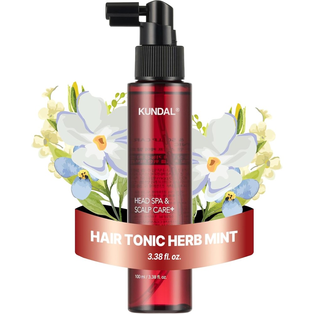Kundal Caffeine Hair Loss Scalp Tonic front view bottle for hair growth solution