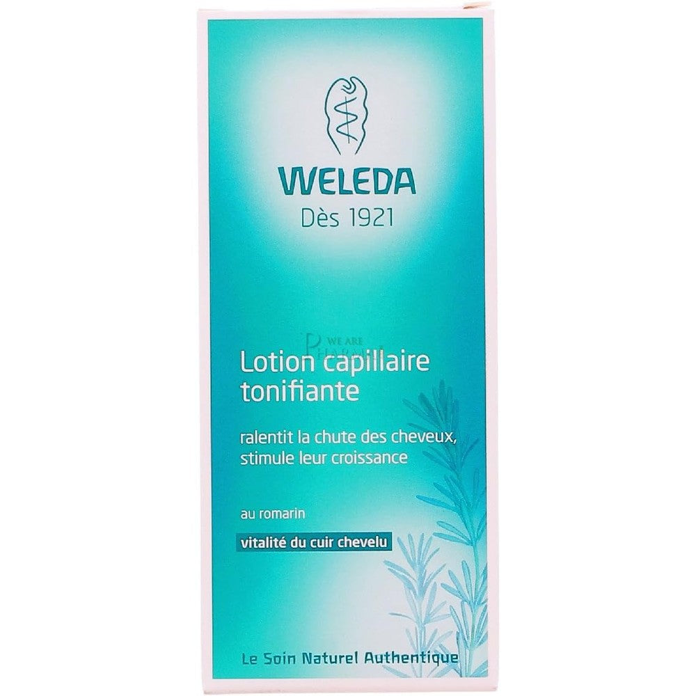 Weleda Rosemary Revitalising Hair Tonic 100ml front view bottle for hair growth