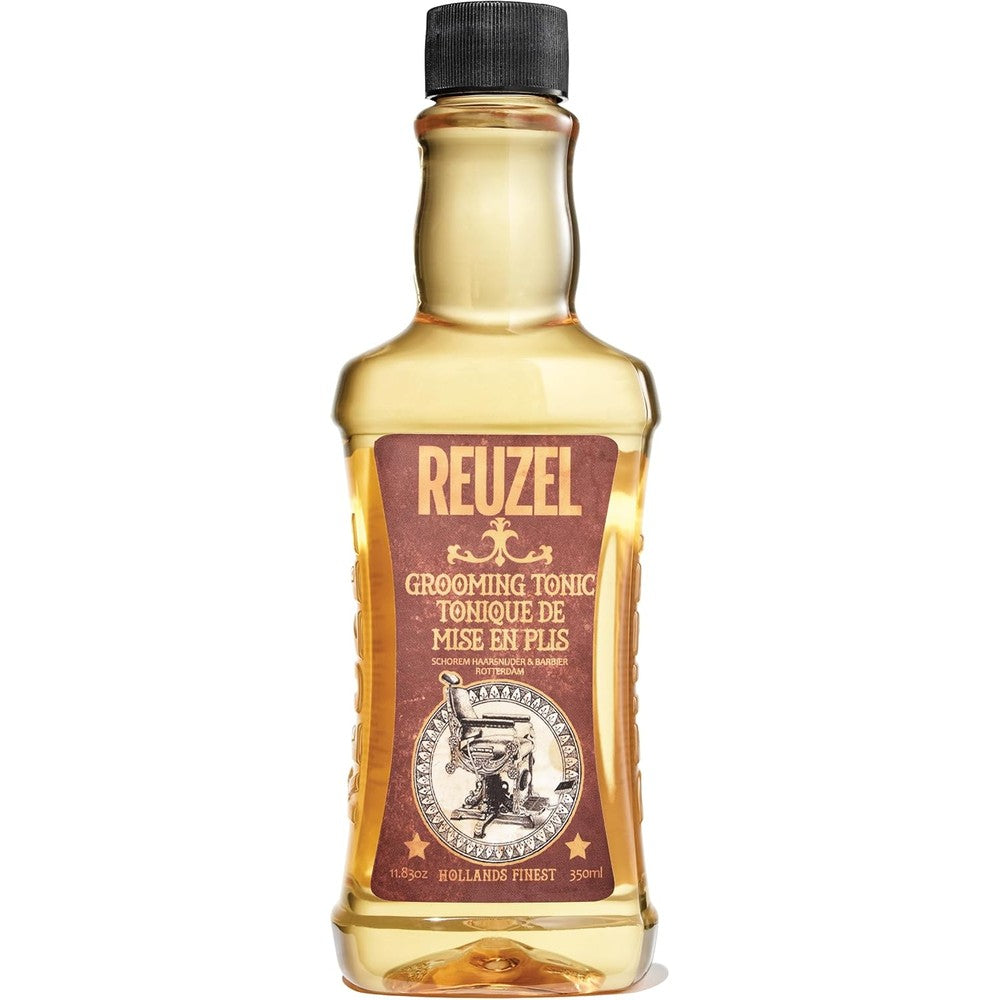 Reuzel Grooming Tonic 11.83 ounce bottle front view premium hair pre styler