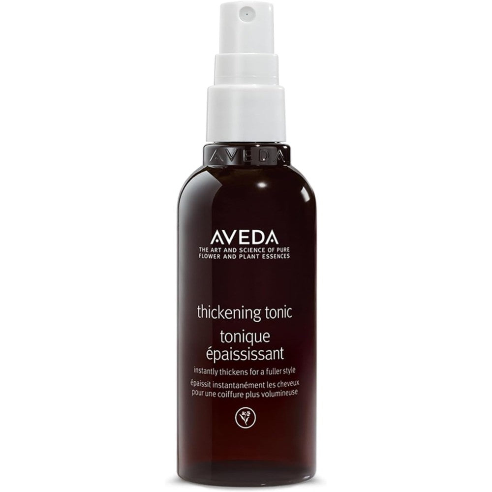 Aveda Thickening Tonic 100ml front view bottle for thin hair volume