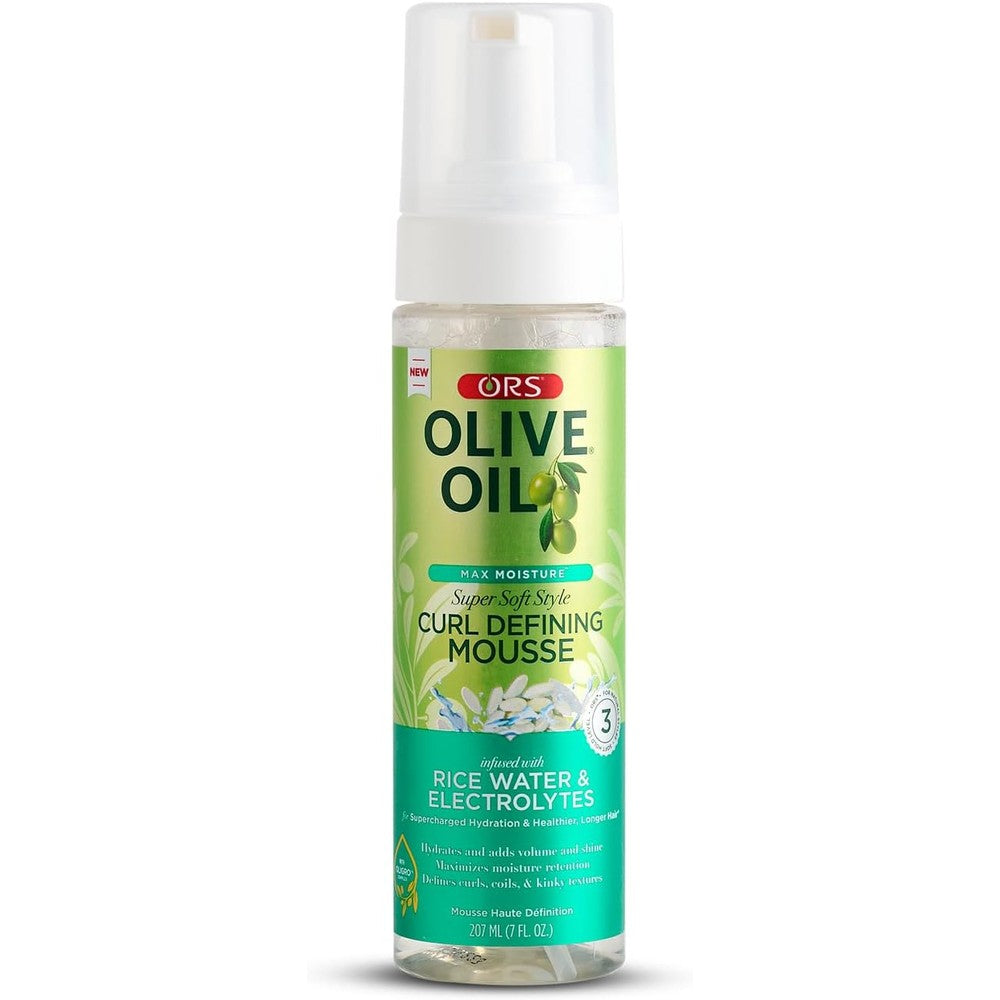 ORS Olive Oil Max Moisture Curl Defining Mousse front view bottle