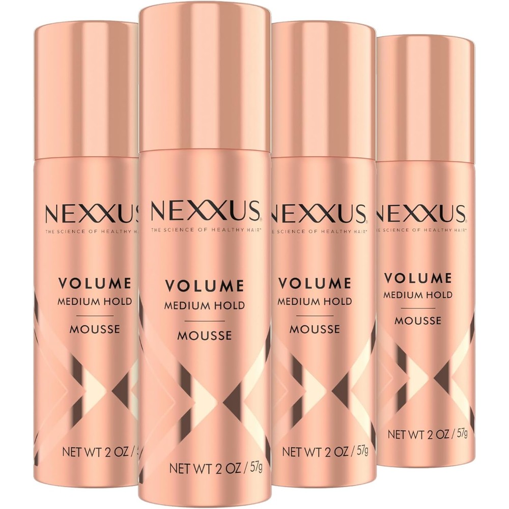 Nexxus Volume Medium Hold Mousse 4-Pack front product view