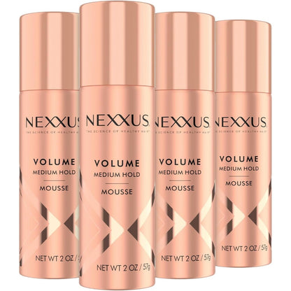 Nexxus Volume Medium Hold Mousse 4-Pack front product view