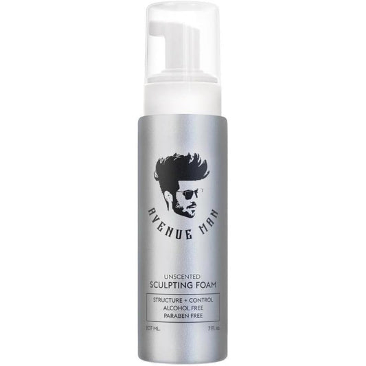 Avenue Man Unscented Sculpting Foam front view