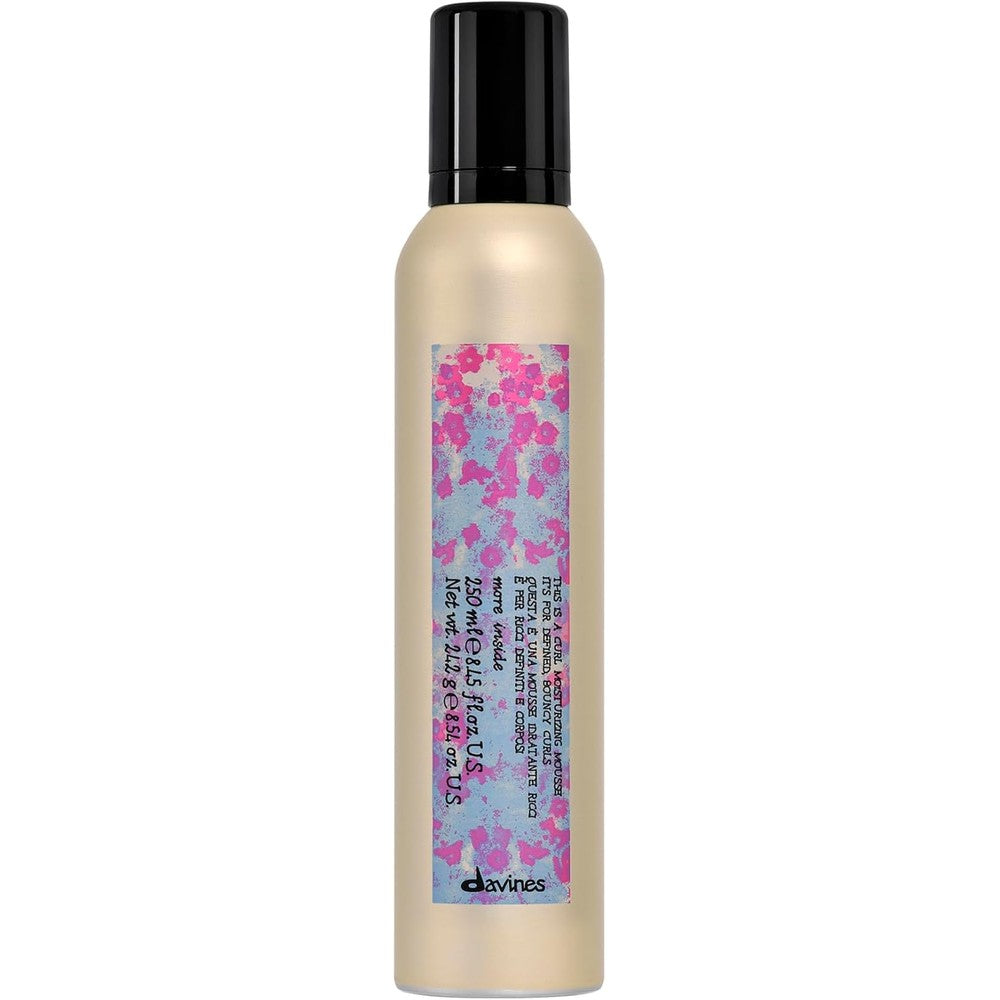 Davines This Is A Curl Moisturizing Mousse front view salon hair care product