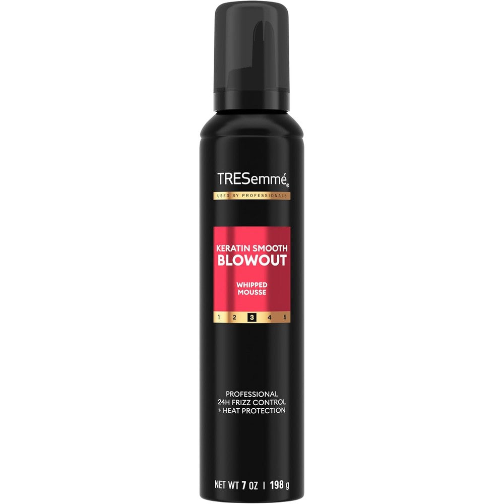 TRESemmÃ© Keratin Smooth Whipped Shaping Mousse bottle front view