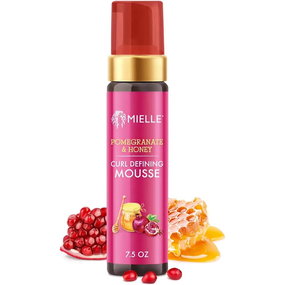 Mielle Organics Pomegranate and Honey Curl Defining Mousse front view packaging