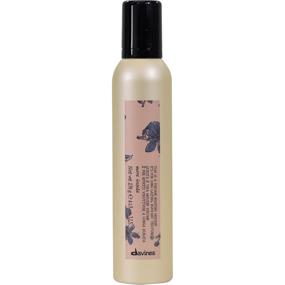 Davines This Is A Volume Boosting Mousse front view showcasing premium packaging for fine hair care.