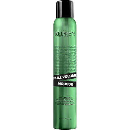 Redken Full Volume Hair Mousse front view canister for professional salon volume