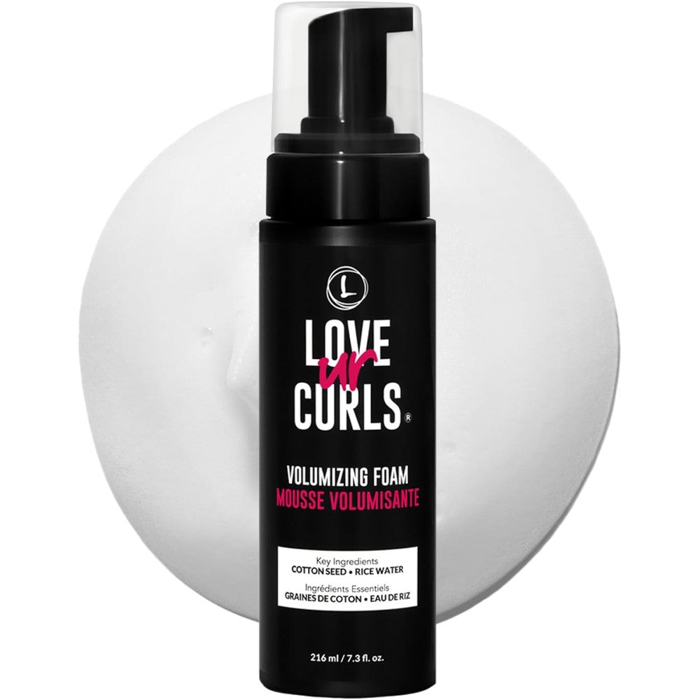 Love Ur Curls Volumizing Foam front bottle view