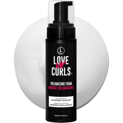 Love Ur Curls Volumizing Foam front bottle view
