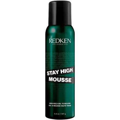 Redken Stay High Volumizing Mousse front bottle view