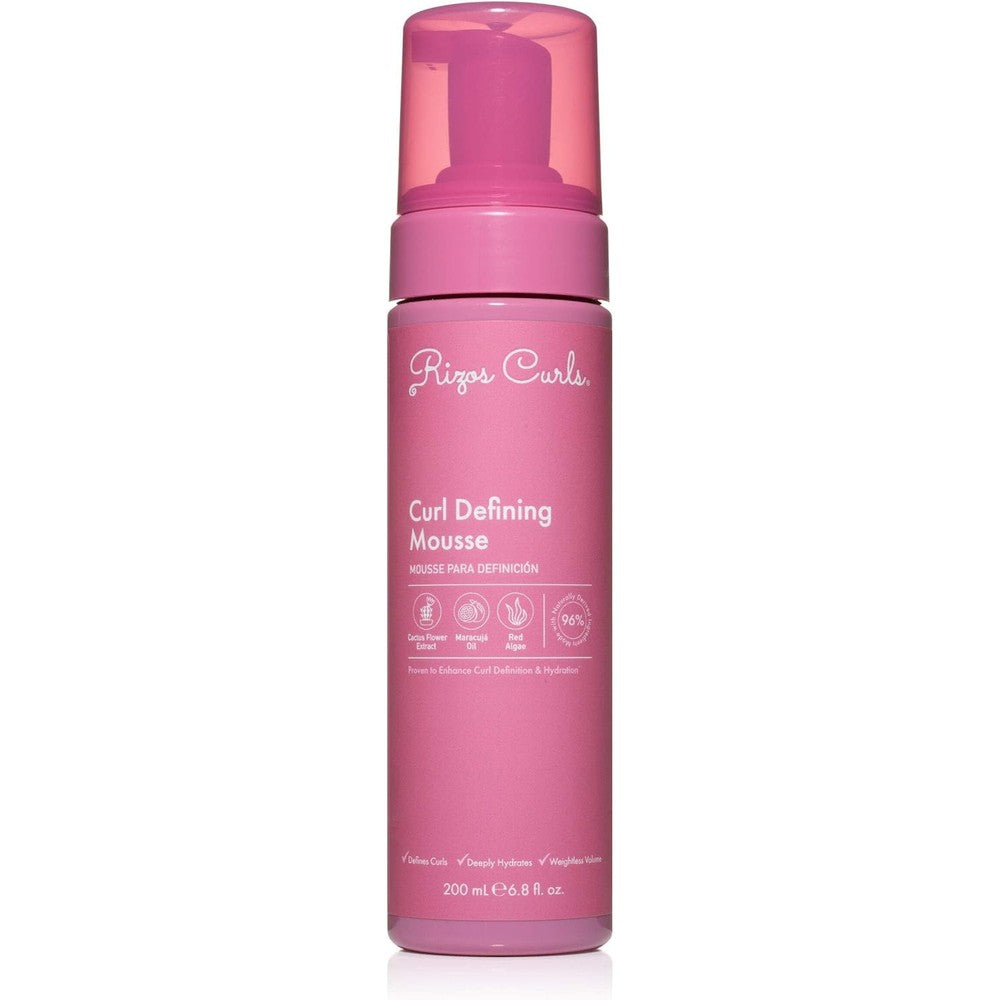 Rizos Curls Curl Defining Mousse 200ml front view bottle