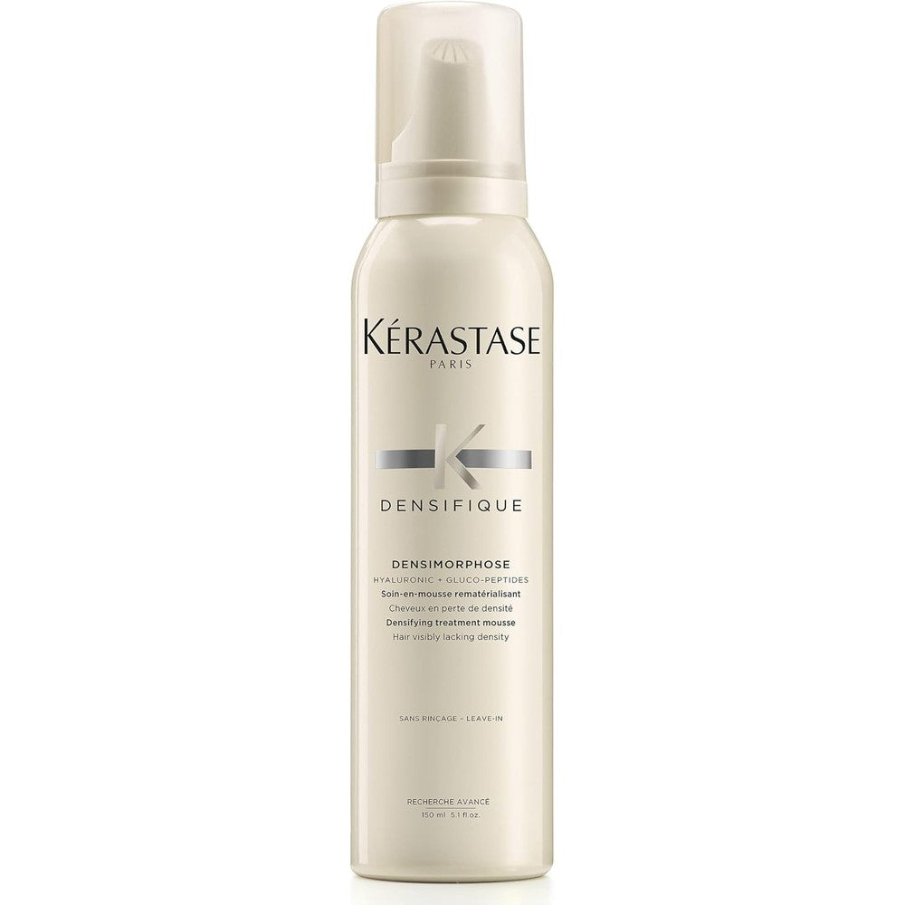 KÃ©rastase Densifique Densimorphose Leave In Thickening Mousse front view canister for thinning hair volume