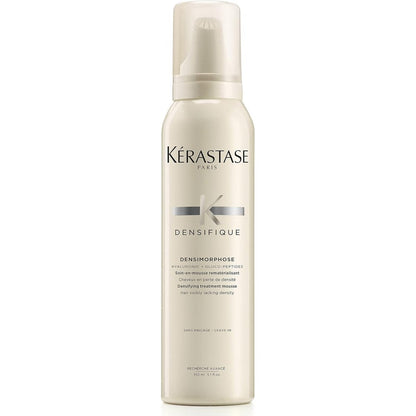 KÃ©rastase Densifique Densimorphose Leave In Thickening Mousse front view canister for thinning hair volume