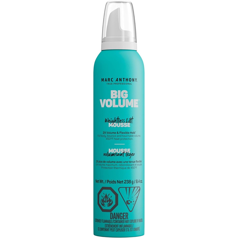 Marc Anthony Big Volume Hair Mousse front view canister