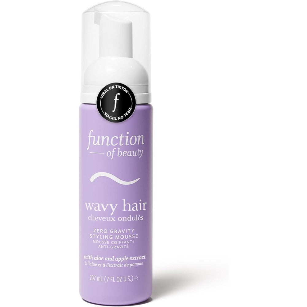 Function of Beauty Wavy Hair Mousse front view packaging