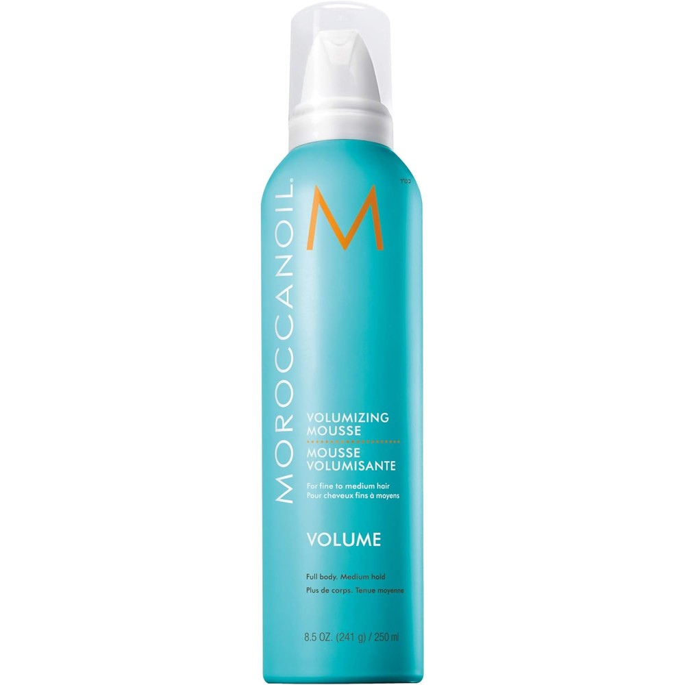 Moroccanoil Volumizing Mousse front view bottle for hair volume