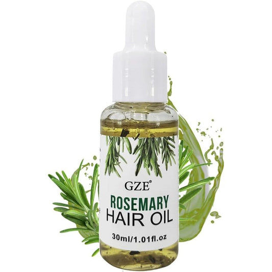 GZE Rosemary Oil front view bottle for hair growth treatment