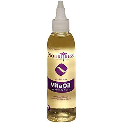 NouriTress Perfect Hair VitaOil front view bottle for hair growth treatment