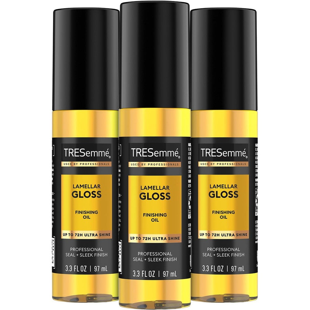 Tresemmé Lamellar Gloss Finishing Hair Oil 3-Pack front view