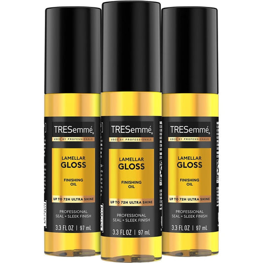 Tresemmé Lamellar Gloss Finishing Hair Oil 3-Pack front view