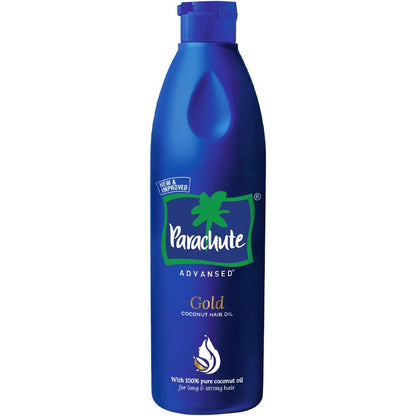 Parachute Advansed Gold Coconut Hair Oil 400ml front view bottle packaging