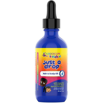Kaleidoscope Hair Products Nourishing Kids Just A Drop Hair And Scalp Oil front view bottle