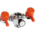 Guardian Equipment G1100 faucet mounted eye wash station front view for industrial safety.