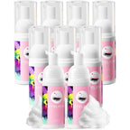 Buqikma Lash Shampoo front view professional foaming cleanser bottle