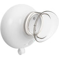 PreTidy Portable Electric Eye Wash Cup front view showing compact white design.