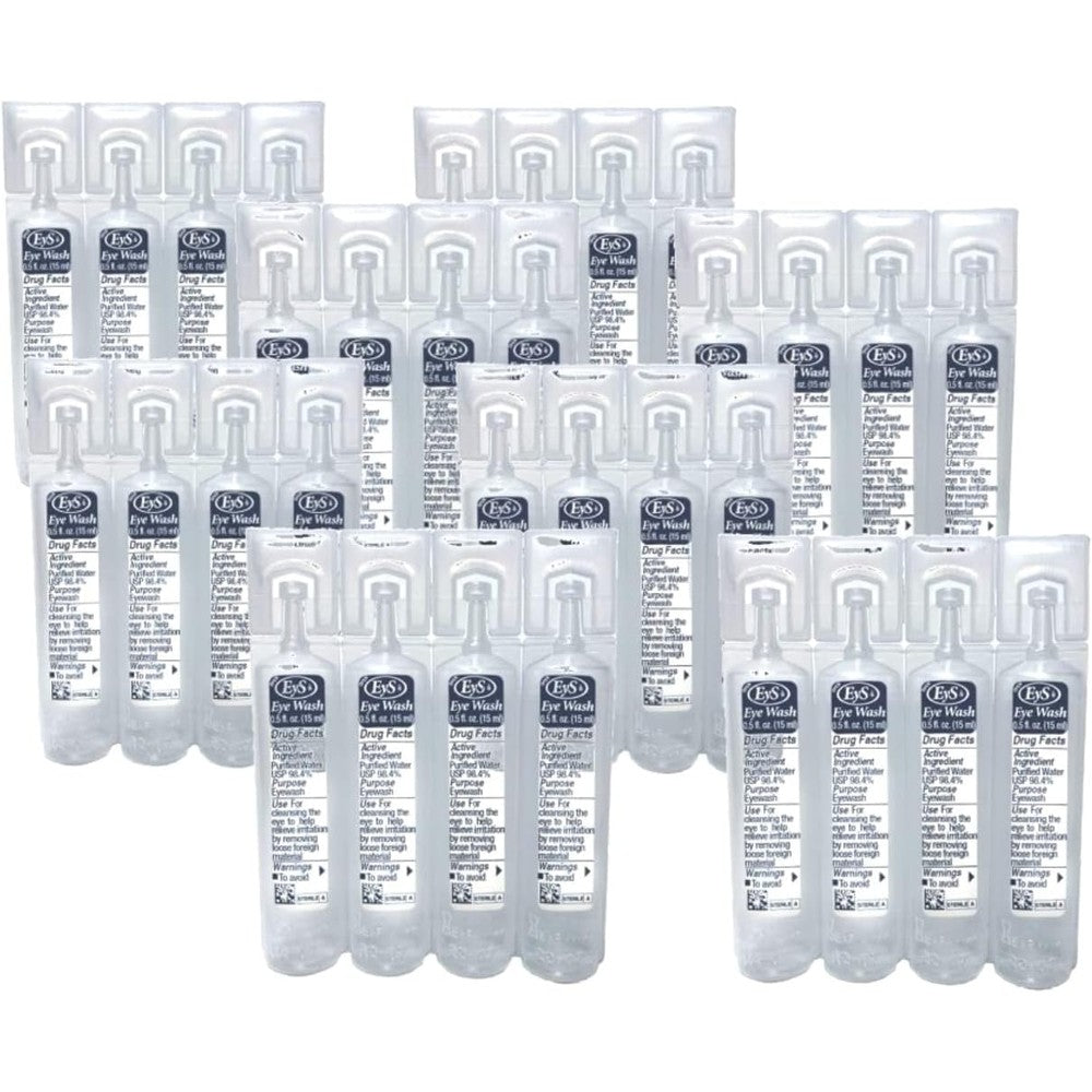 Vitonus Eys Eye Wash 32 pack front view sterile eye irrigation vials