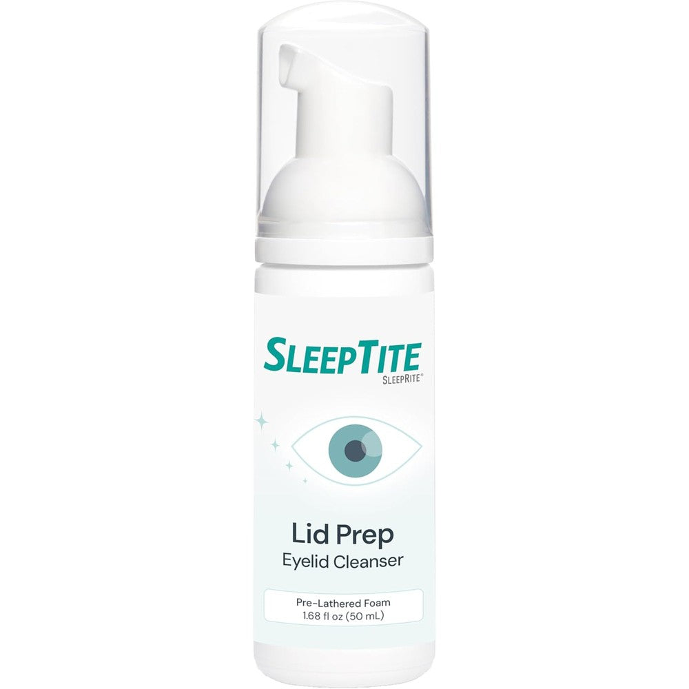 SleepTite SleepRite Lid Prep Eyelid Cleanser front view for dry eye relief.