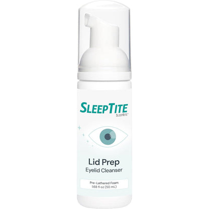SleepTite SleepRite Lid Prep Eyelid Cleanser front view for dry eye relief.